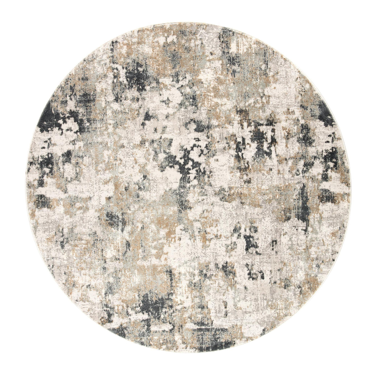 Jaipur Living Cirque Lynne Abstract White / Slate 5'11