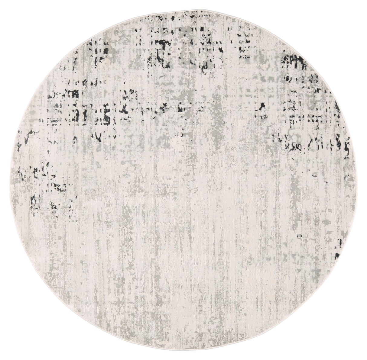 Jaipur Living Cirque Cian Abstract Gray / Ivory 5'11" RND Rug