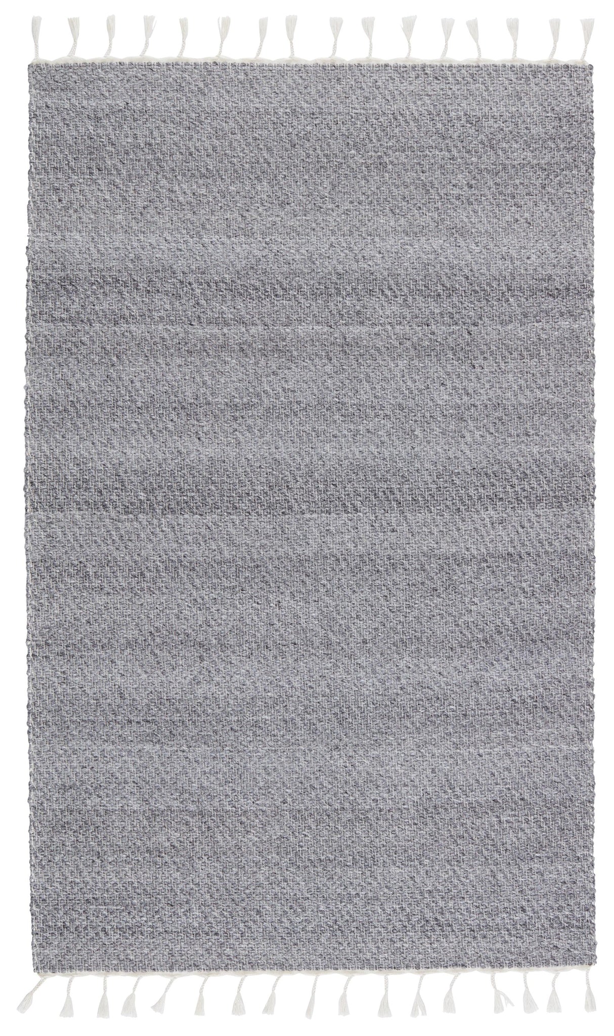 Jaipur Living Encanto Indoor/ Outdoor Solid Gray/ White Area Rug (5'X8')