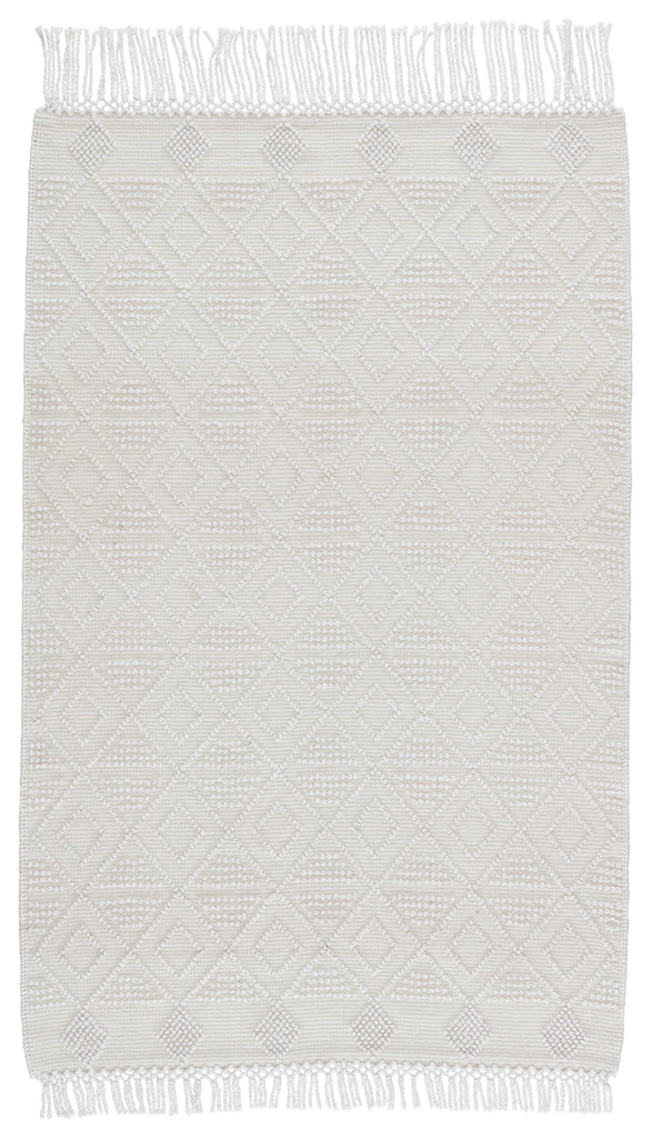 Jaipur Living Esma Indoor/ Outdoor Geometric White/ Ivory Area Rug (5'X8')