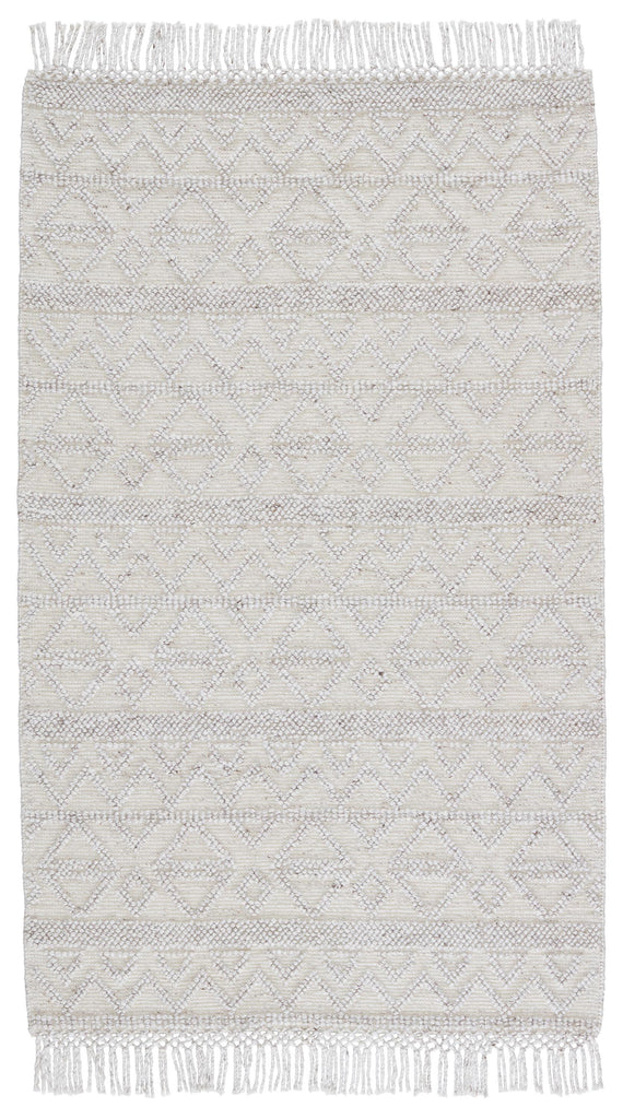 Jaipur Living Cosette Frise Geometric Ivory / Light Gray 5' x 8' Rug