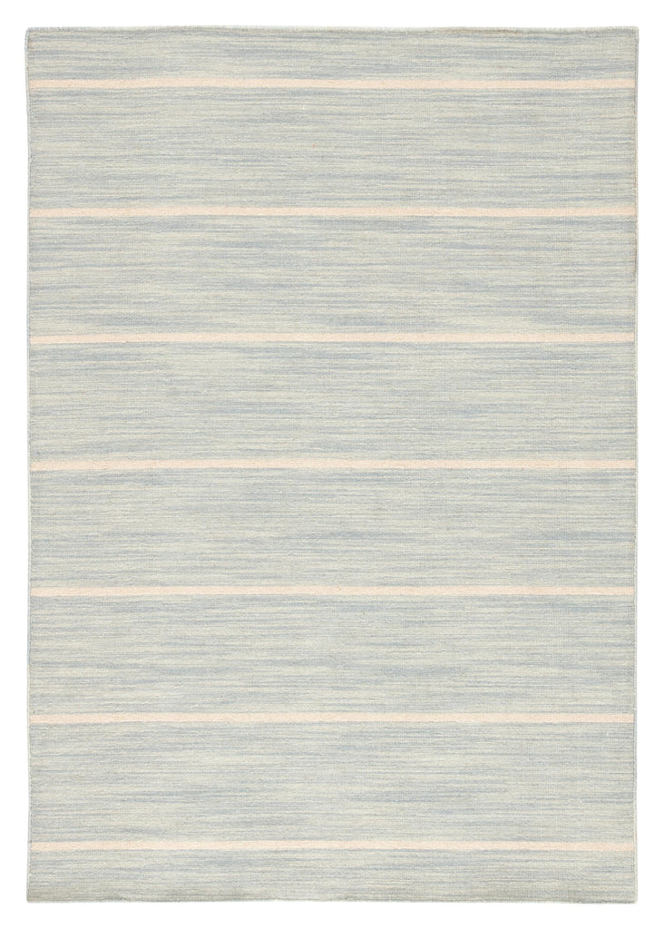 Jaipur Living Cape Cod Handmade Striped Blue/ Beige Area Rug (7'10"X9'10")