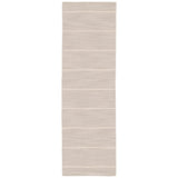 Jaipur Living Coastal Shores Cape Cod Stripes Gray / White 2'6" x 8' Rug