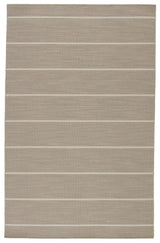 Jaipur Living Coastal Shores Cape Cod Stripes Gray / White 7'10" x 9'10" Rug