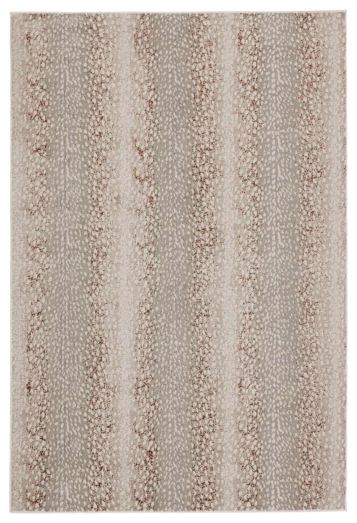 Jaipur Living Catalyst Axis Animal Light Gray / Brown 9'6" x 13' Rug