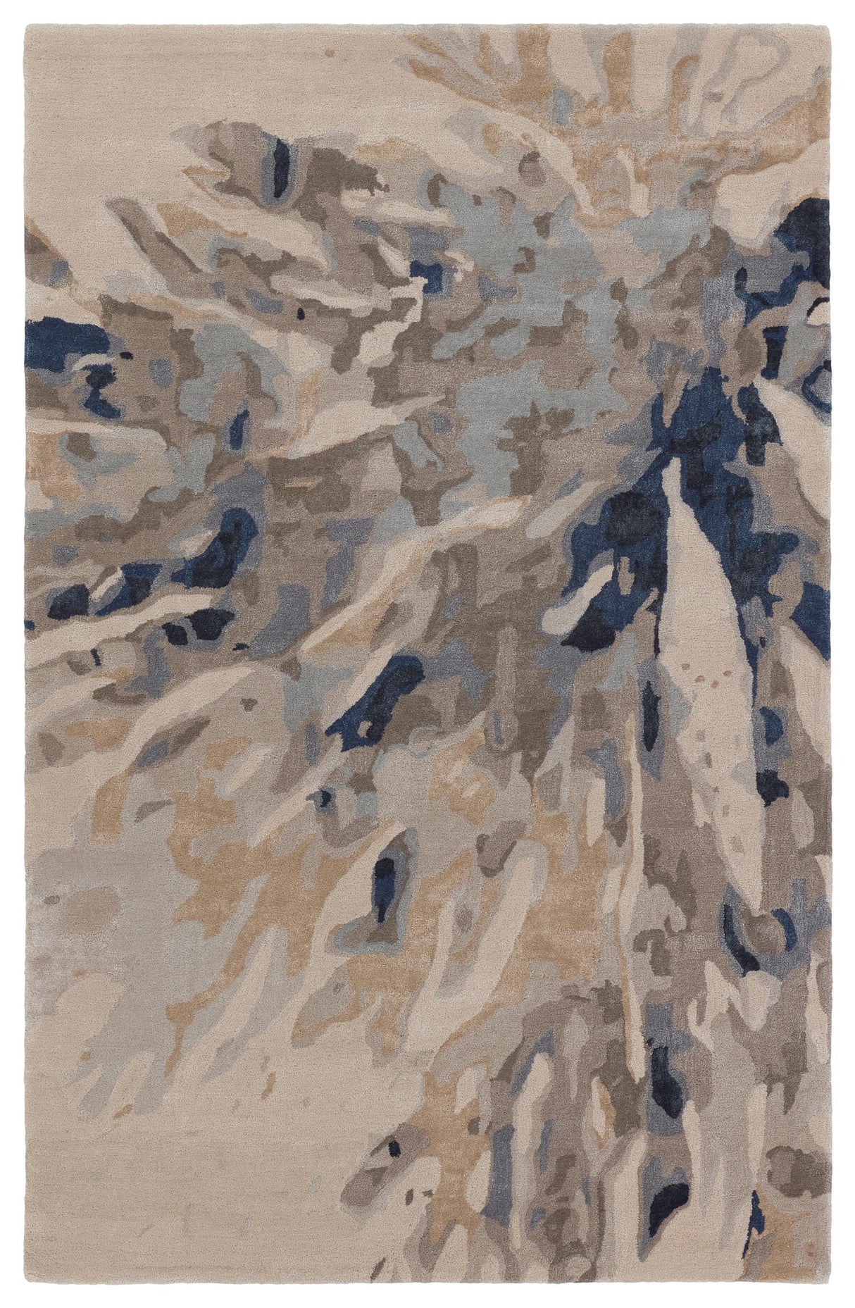 Jaipur Living Delray Atoll Animal Blue / Taupe 9' x 12' Rug