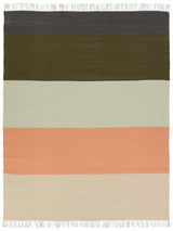 Jaipur Living Swane Indoor/ Outdoor Striped Coral/ Green Area Rug (5'X8')