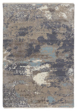 Jaipur Living Delmara Adriatic Abstract Gray / Light Blue 7'9" x 9'9" Rug