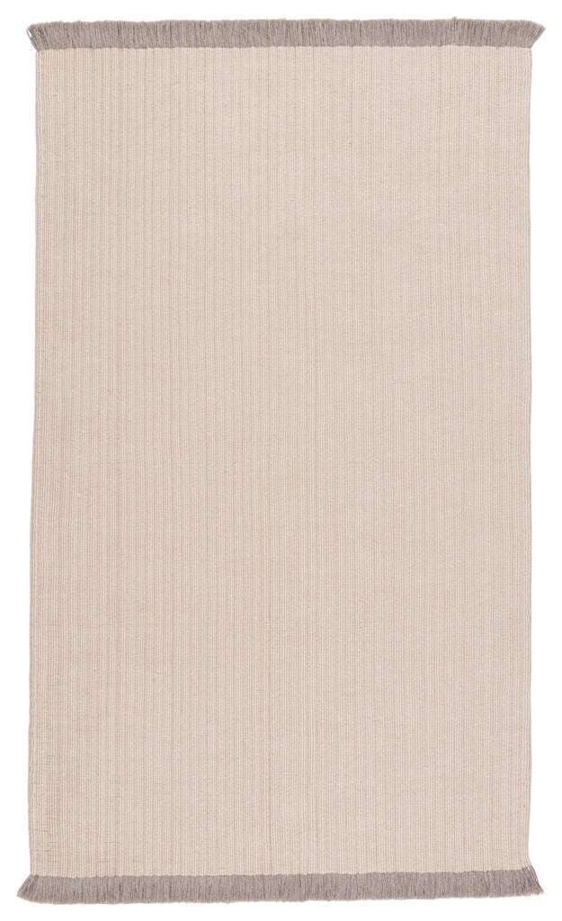 Jaipur Living Drezden Engild Solid Beige / Gray 2'6" x 8' Rug
