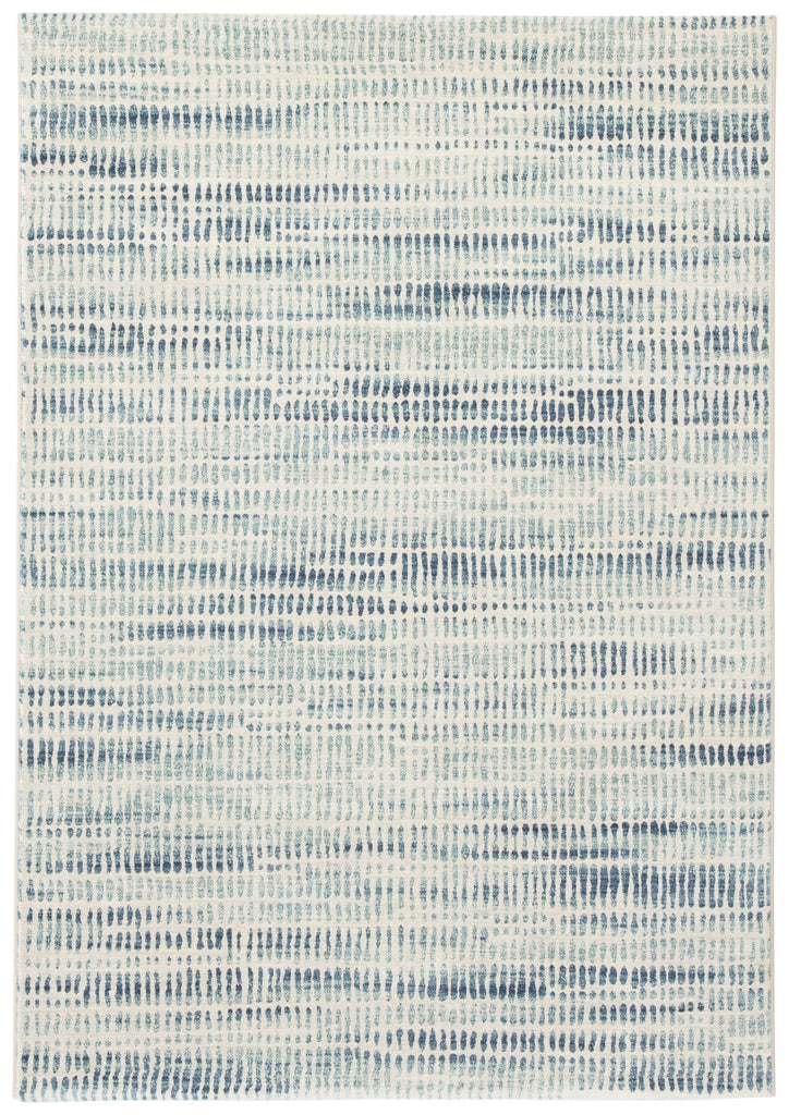 Jaipur Living Escape Abstract Blue/ White Area Rug (7'10"X10'10")