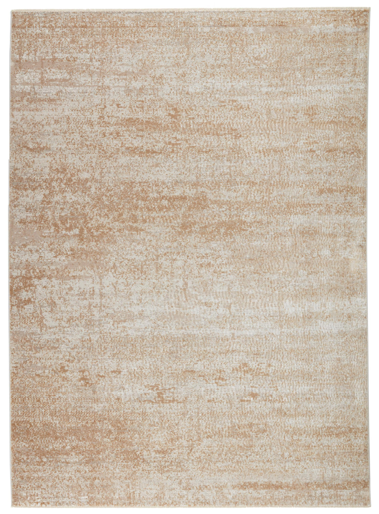 Vibe By Jaipur Living Evanthe Abstract Gold/ Ivory Area Rug (8'10"X12'7")