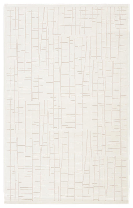 Jaipur Living Fables Palmer Abstract White / Cream 5' x 7'6" Rug