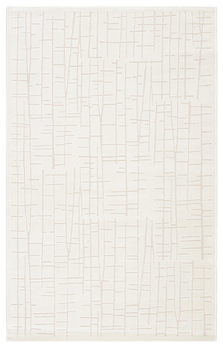 Jaipur Living Palmer Abstract White/ Cream Area Rug (5'X7'6")