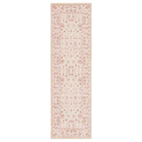Jaipur Living Fables Regal Damask Ivory / Pink 2'6" x 8' Rug