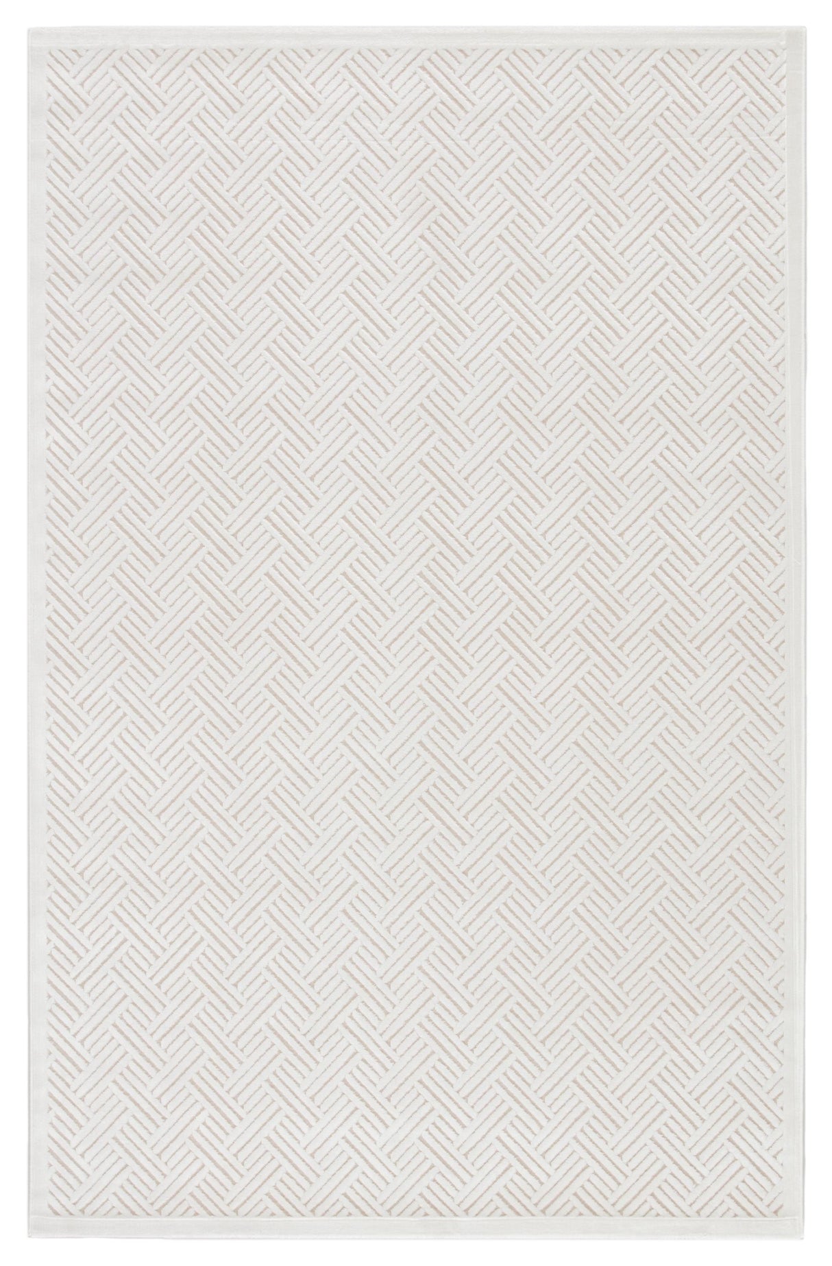 Jaipur Living Thatch Geometric White Area Rug (2'X3')