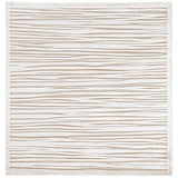 Jaipur Living Linea Abstract White/ Ivory Square Area Rug (6' Sqr)