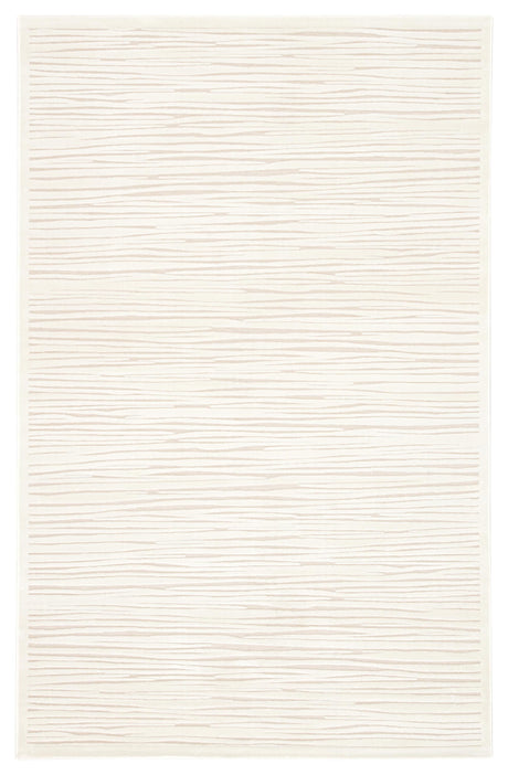 Jaipur Living Fables Linea Abstract White / Ivory 2' x 3' Rug