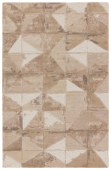 Jaipur Living Fragment Agate Geometric Taupe / Cream 10' x 14' Rug