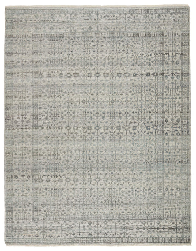 Jaipur Living Gaia Arinna Tribal Gray / Light Blue 5' x 8' Rug