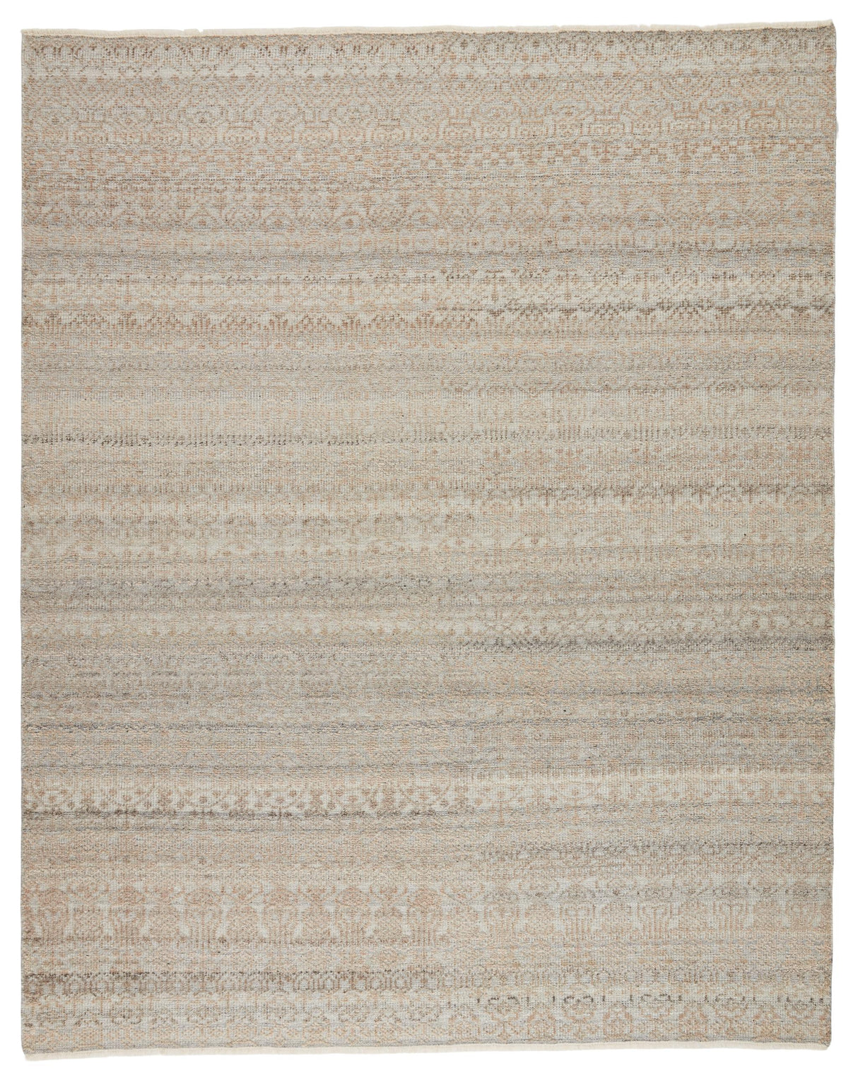 Jaipur Living Kora Hand-Knotted Trellis Gray/ Beige Area Rug (10'X14')