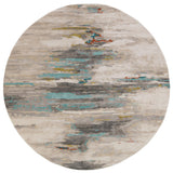 Jaipur Living Genesis Ryenn Abstract Gray / Blue 8' RND Rug