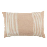 Jaipur Living Acapulco Carinda Stripes Tan / Ivory 13" x 21" Pillow