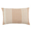 Jaipur Living Acapulco Carinda Stripes Tan / Ivory 13" x 21" Pillow