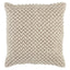 Jaipur Living Angora Madur Textured Light Taupe / Ivory 22" x 22" Pillow