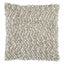 Jaipur Living Angora Kaz Textured Light Gray / Ivory 22" x 22" Pillow