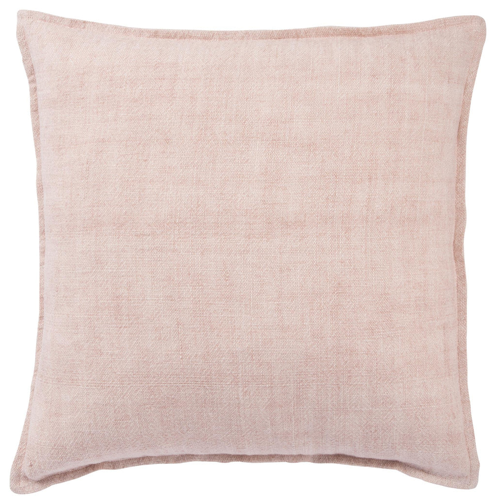 Jaipur Living Blanche Solid Light Pink Pillow Cover (22" Square)