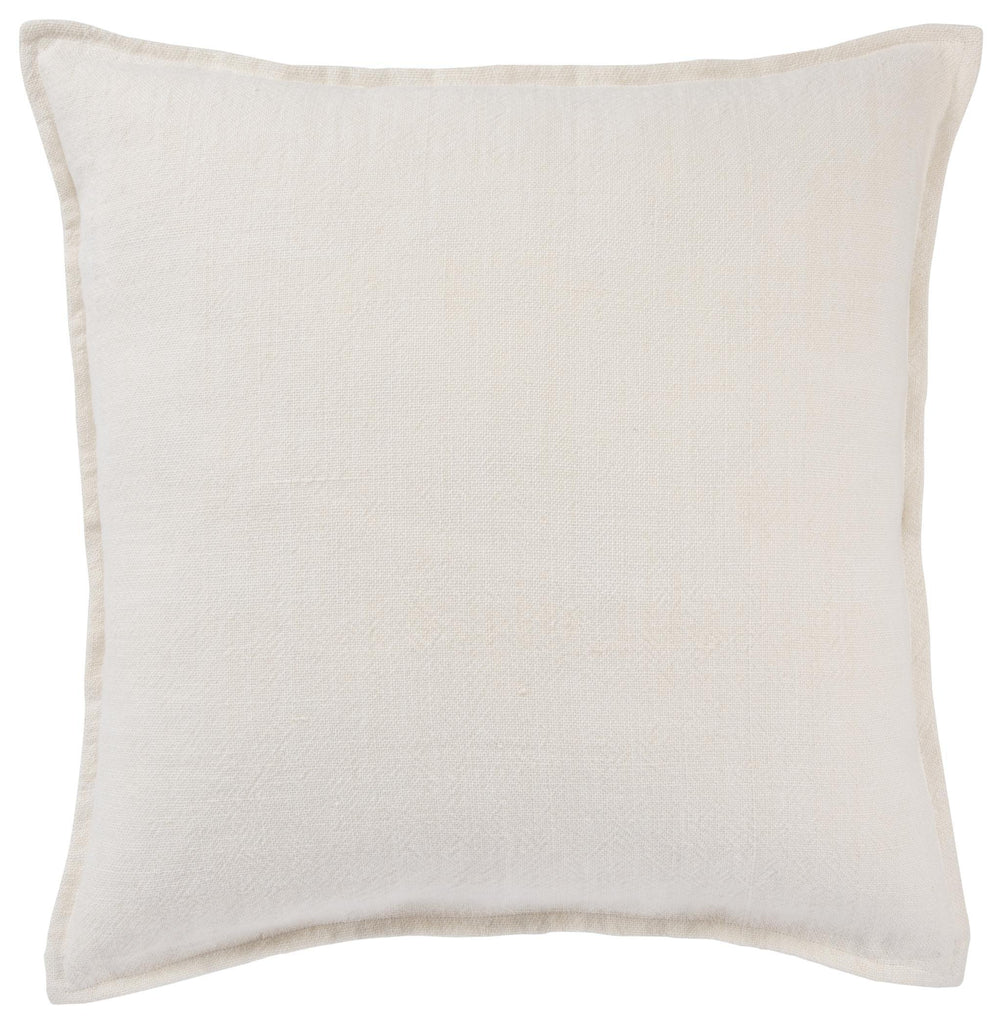 Jaipur Living Burbank Blanche Solid Ivory 22" x 22" Pillow