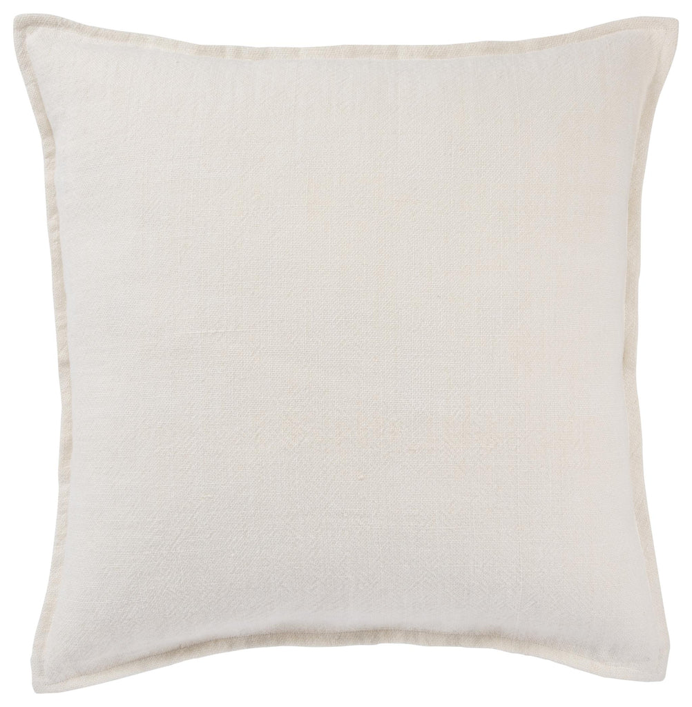 Jaipur Living Blanche Solid Ivory Pillow Cover (22" Square)