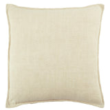 Jaipur Living Blanche Solid Cream Pillow Cover (22" Square)