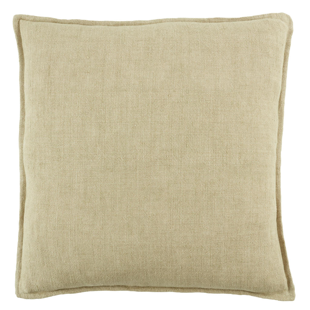Jaipur Living Blanche Solid Light Beige Pillow Cover (20" Square)