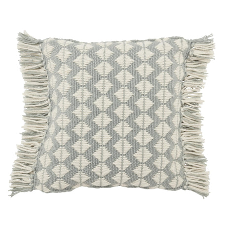 Jaipur Living Chesa Perdita Geometric Light Blue / Ivory 18" x 18" Pillow