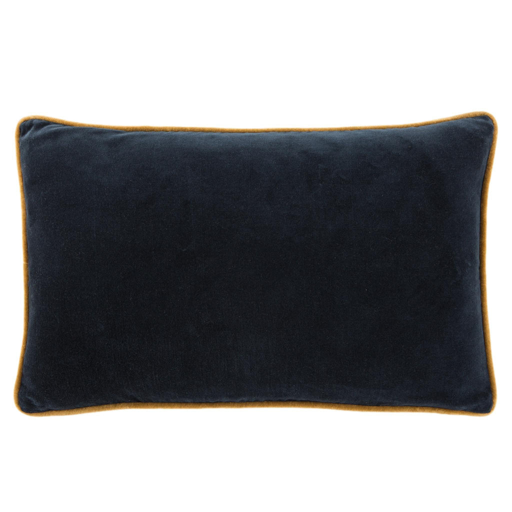 Jaipur Living Emerson Lyla Solid Navy / Cream 13" x 21" Pillow