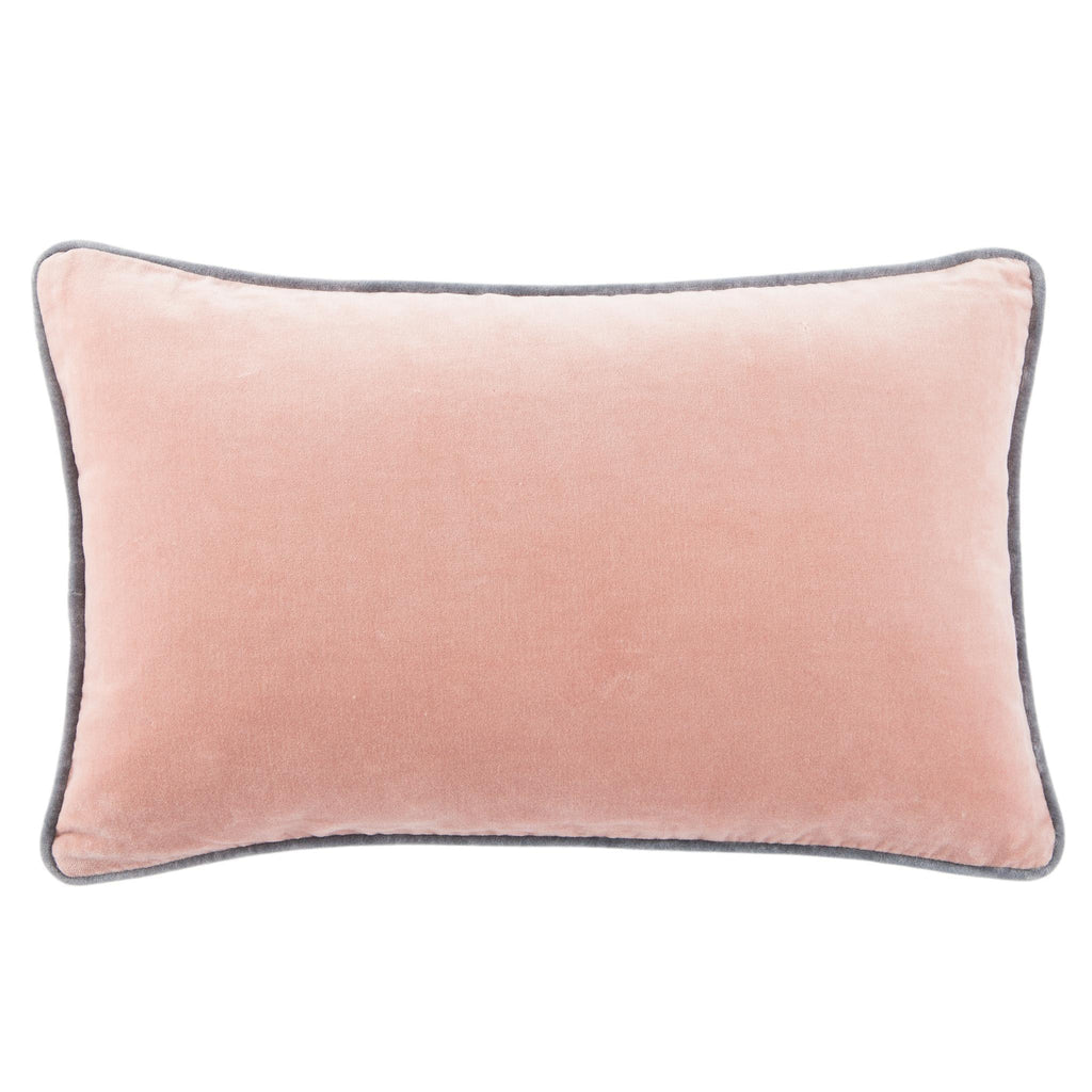 Jaipur Living Emerson Lyla Solid Blush / Cream 13" x 21" Pillow