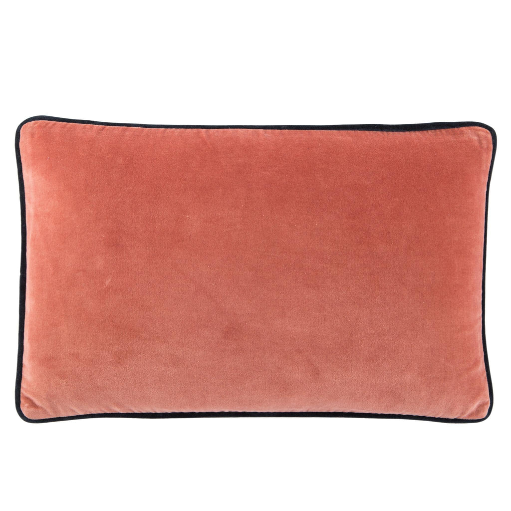 Jaipur Living Emerson Lyla Solid Pink / Cream 13" x 21" Pillow