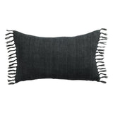 Jaipur Living Jemina Majere Solid Navy 13" x 21" Pillow
