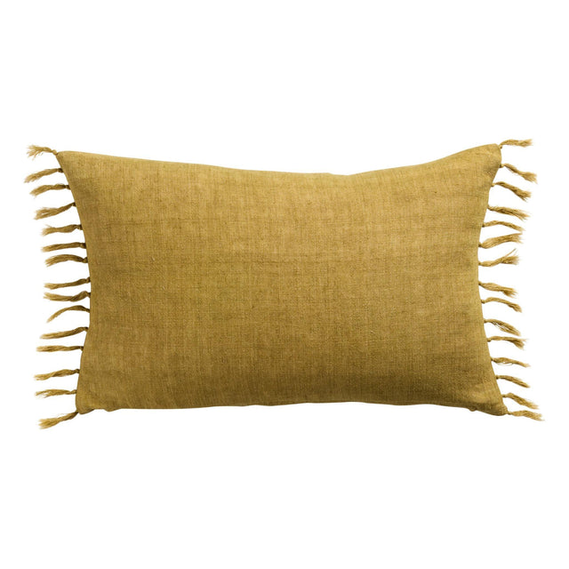 Jaipur Living Jemina Majere Solid Citron 13" x 21" Pillow