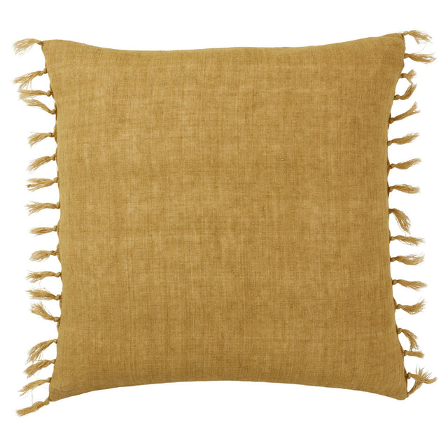 Jaipur Living Jemina Majere Solid Citron 20" x 20" Pillow
