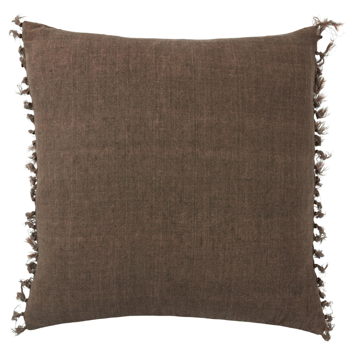 Jaipur Living Jemina Majere Solid Brown 20" x 20" Pillow