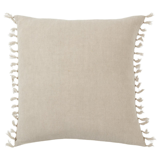Jaipur Living Jemina Majere Solid Light Gray 20" x 20" Pillow