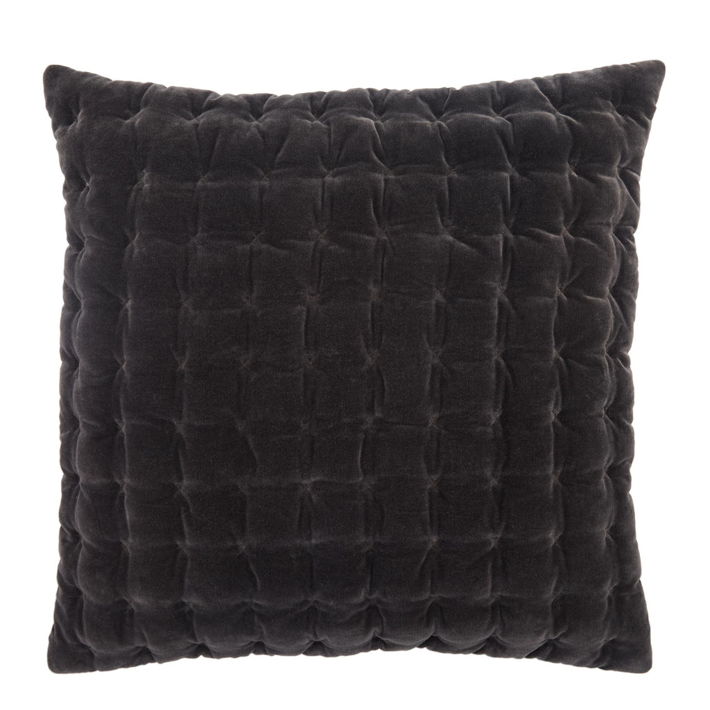 Jaipur Living Winchester Solid Dark Gray Pillow Cover (26" Square)