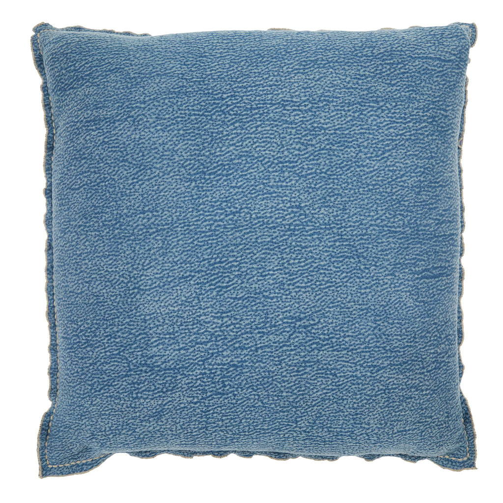 Jaipur Living Warrenton Solid Blue Pillow Cover (26" Square)