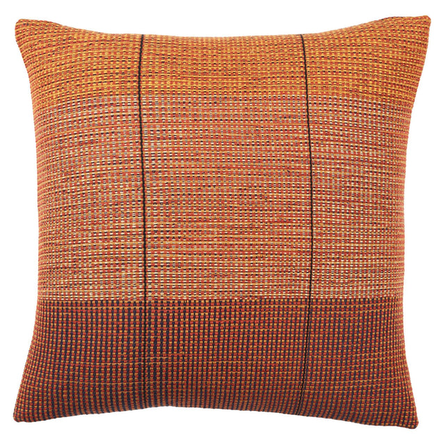 Jaipur Living Nagaland Pillow Impur Tribal Red / Gold 18" x 18" Pillow