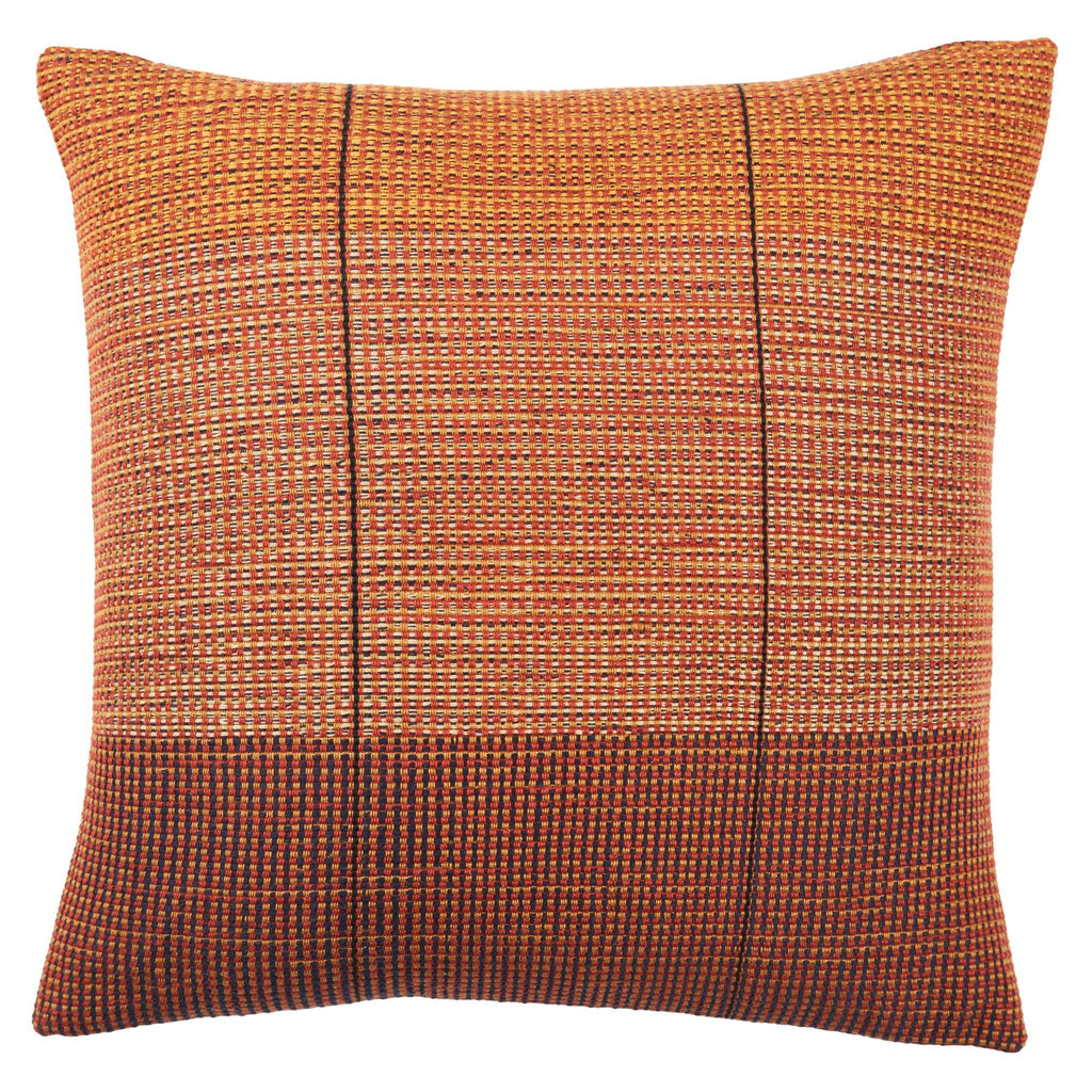 Jaipur Living Nagaland Pillow Impur Tribal Red / Gold 18" x 18" Pillow