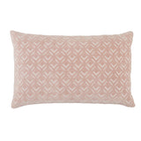 Jaipur Living Colinet Trellis Blush/ Silver Pillow Cover (13"X21" Lumbar)