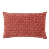 Jaipur Living Nouveau Colinet Trellis Dark Pink / Pink 13" x 21" Pillow