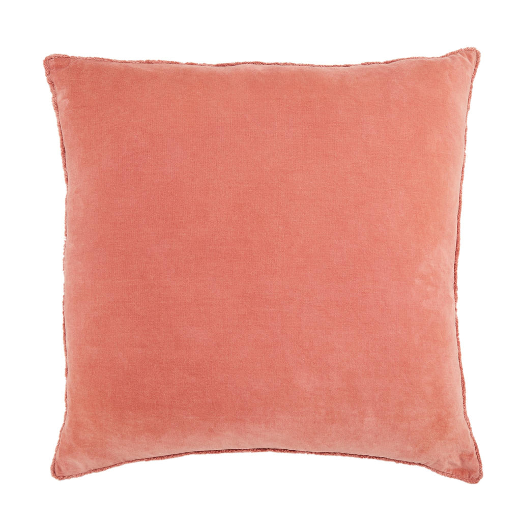 Jaipur Living Sunbury Solid Pink Pillow Cover (26" Square)
